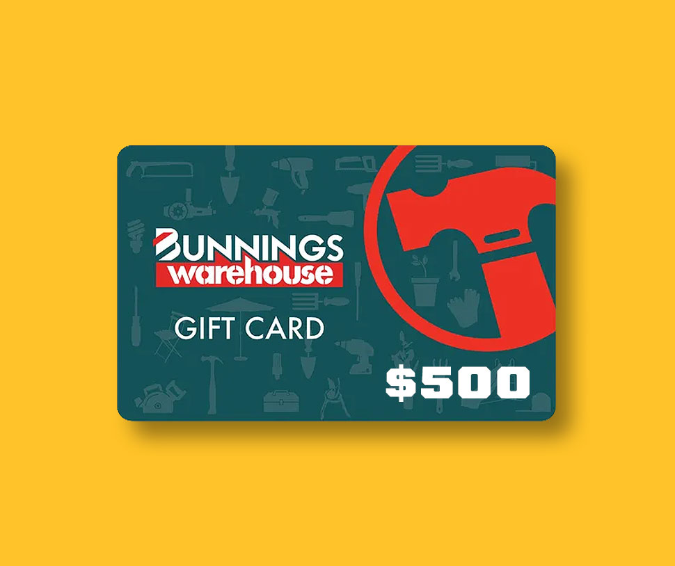 Refer & Win a $500 Bunnings Gift Card